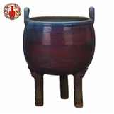 Jun Yao Three-Legged Ding Censer/Song Dynasty