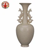 Phoenix-Handled White Vase/Song Dynasty